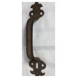 Antique metal door handle