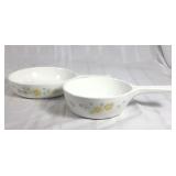 Vintage Corning Ware dish duo