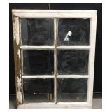 Six pane window