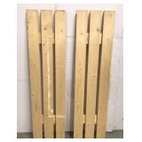 Wood shutters