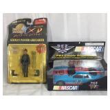 NASCAR pez dispenser and Ultimate Soldier figurine