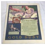 Vintage Gold Dust advertisement