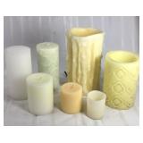 Mixed lot of decorative candles