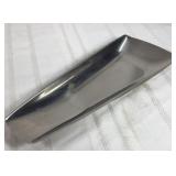 Danish modern stainless steel tray