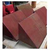 Four commercial awnings
