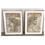 Vintage Grecian wall art