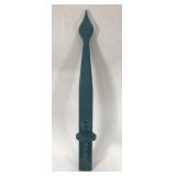 Painted wood candle holder