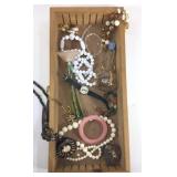 Collection of vintage costume jewelry