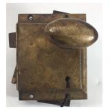 Vintage brass door knob hardware