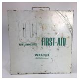Loaded vintage first aid kit
