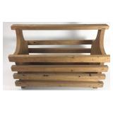 Large rustic wood rack