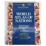Large world atlas book