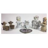 Angel figurine lot