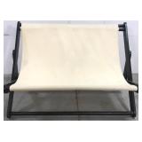 Adjustable canvas futon lounge