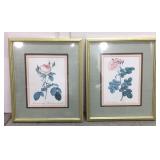 Framed Rose Art pair