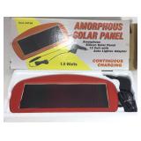 Amorphous solar panel