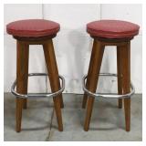 Pair of vintage bar stools