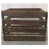 Wood slat crate