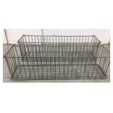 Old metal wire racks