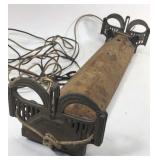 Antique fluorescent light fixture