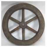 Primitive wood wheel