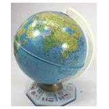 Vintage metal globe