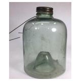 Vintage glass dripper jar