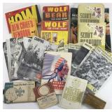 Vintage Boy Scout handbook collection