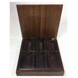 Wood cigarette box