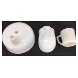 Milk glass lot