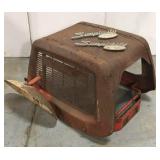Vintage tractor shroud and emblems
