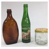 Vintage glass bottle lot