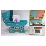 Little girls vintage toy lot