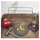 Vintage box lot with Liquor jigger