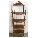 Five tier vintage shelf