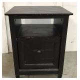 Dark brown nightstand or end table