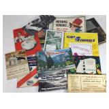 Vintage advertisements and ephemera