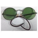Vintage Cesco green shaded eyeglasses