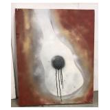 Original guitar art on wood