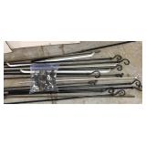 Curtain rods and hardware