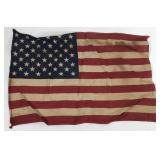 Vintage weathered small American flag