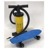 Mini skateboard & air pump