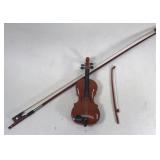 Mini violin and full size bow