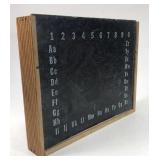 Vintage tabletop chalkboard box