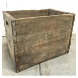 Vintage Canada dry crate