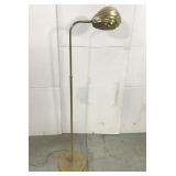 Brass seashell floor lamp