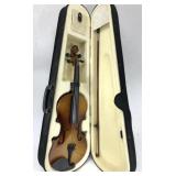 Violin with case and accessories