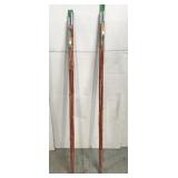 Two new bamboo fishing poles