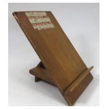 Vintage wood book holder