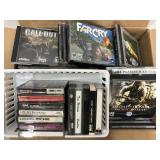 PC games & mixed media lot
